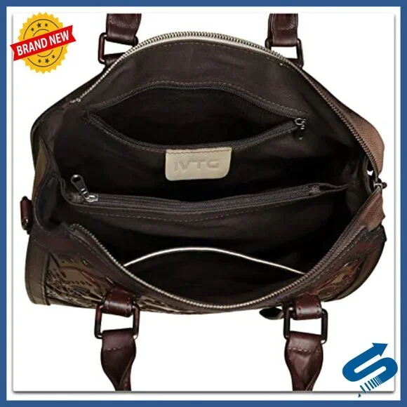 Genuine Leather Hobo Satchel Crossbody Bag Top Handle Purse Medium
